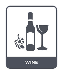 wine icon vector
