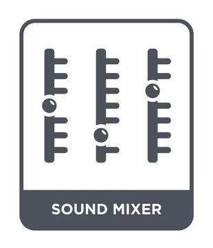 sound mixer icon vector
