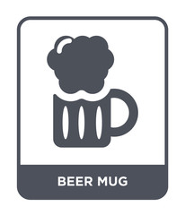beer mug icon vector