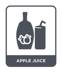 apple juice icon vector