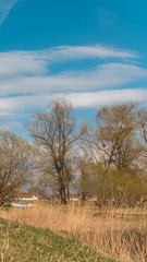 Smartphone HD wallpaper of beautiful view near Thundorf - Danube - Bavaria - Germany