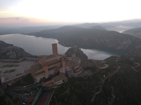 Torreciudad. Sanctuary in Huesca. Aragon,Spain