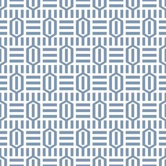 Geometric abstract seamless pattern. Linear motif background. Monochrome decoration design