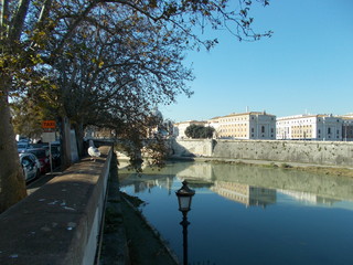  Jesienne lustro wody. Roma , Italia © Jola i Darek 
