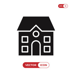 School icon vector