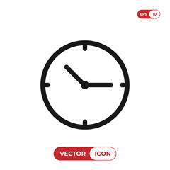 Clock icon vector