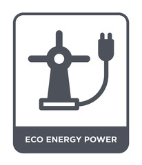 eco energy power icon vector