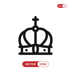 Crown icon vector. King,luxury symbol.