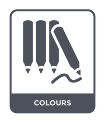 colours icon vector