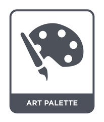 art palette icon vector