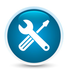 Tools icon special prime blue round button
