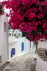 Narrow alley by building