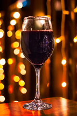 glass of red wine