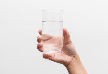 glass cup with water