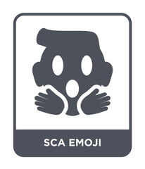 sca emoji icon vector