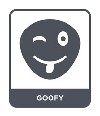 goofy icon vector
