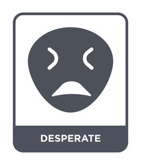 desperate icon vector