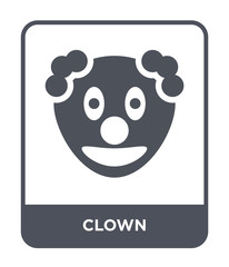 clown icon vector