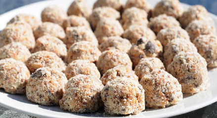 Closeup Of Snowball Cookies