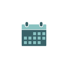 illustration of calendar isolated white background