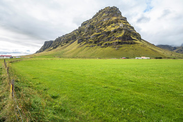 Fototapeta premium Scenic landscape of Iceland with mountain