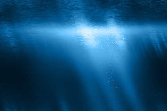 Luftblasen im Meer