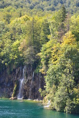 Fototapeta na wymiar Plitvice lakes national Park