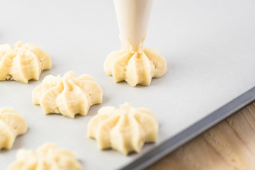 Homemade holiday butter cookies.
