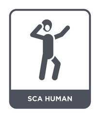 sca human icon vector