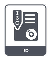 iso icon vector