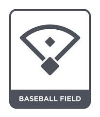 baseball field icon vector