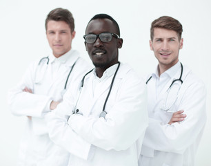 Fototapeta premium portrait of a multinational group of doctors