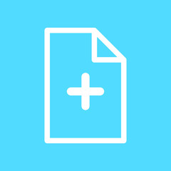 Illustration and icon of new documento