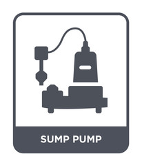 sump pump icon vector