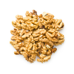 The walnut kernels.