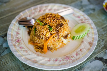 Malaysian beef nasi goreng daging