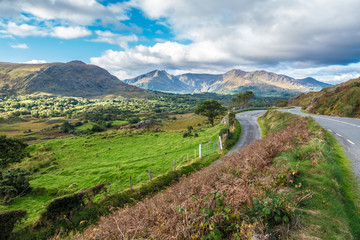 Spectacular scenery along the Ring of Beara, relatively unexplored and less known to tourists than the Ring of Kerry. Lush natural beauty, wild landscapes, unspoilt seascapes and wildlife.