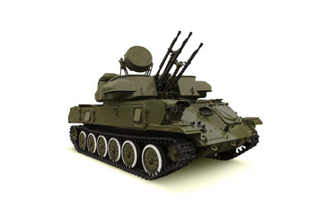 Russian antiaircraft self-propelled installation 
