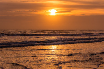 Obraz premium Sunrise shot in Miami Beach Florida