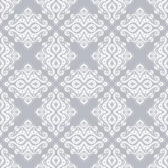 Tragetasche Seamless pattern in vintage style. Vector background for textile design. © akrain