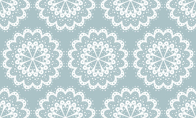 Seamless pattern in vintage style. Vector background for textile design.