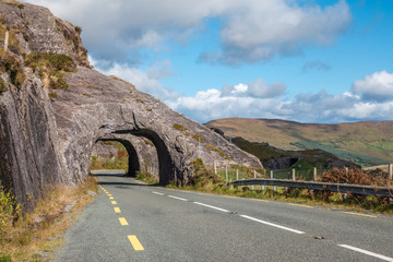 Spectacular scenery along the Ring of Beara, relatively unexplored and less known to tourists than the Ring of Kerry. Lush natural beauty, wild landscapes, unspoilt seascapes and wildlife.