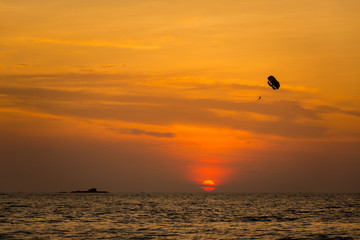 Pantai Cenang beach Langkawi sunset