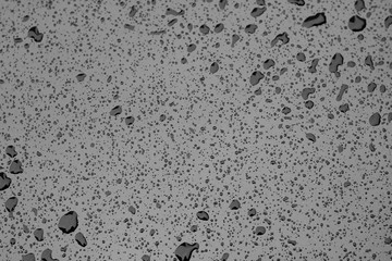 Rain droplets drops wet car grey gray black hood