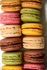delicious colorfull macarons
