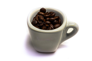 Coffee beans cup