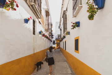 Walk with the dog by Sanlucar de Barrameda © Ernesto