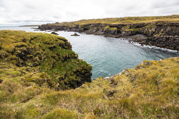 Obraz premium Beautiful landscape near Arnastapi, Snaefellsnes, Iceland