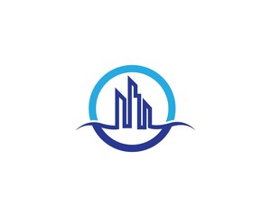 Building logo icon illustration