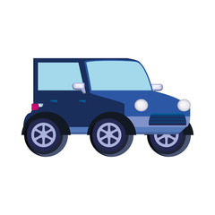 car jeep isolated icon